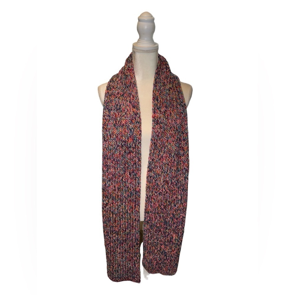GAP Multi-color Chunky Cable Knit Scarf